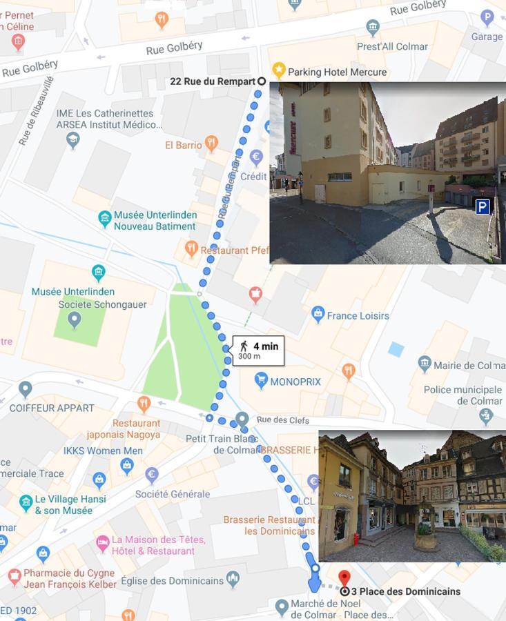 Sous Les Tilleuls Parking Hypercentre 4-6 Personnes Colmar Esterno foto